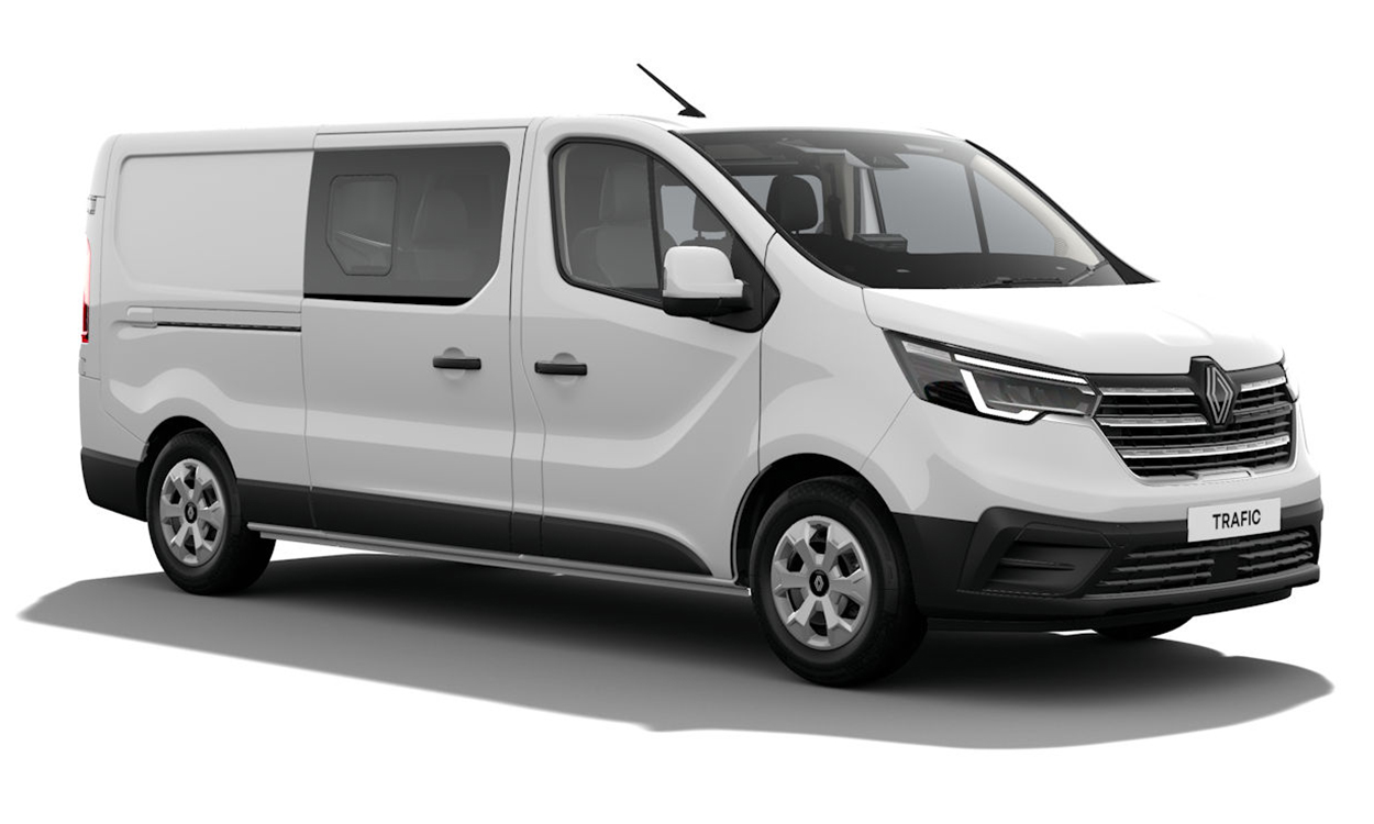 Renault Trafic Crew LL30 Blue dCi 130 Advance Crew Van Image 1