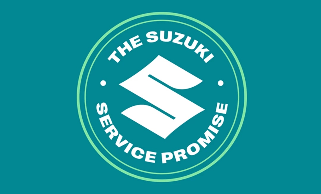 Suzuki service promise logo