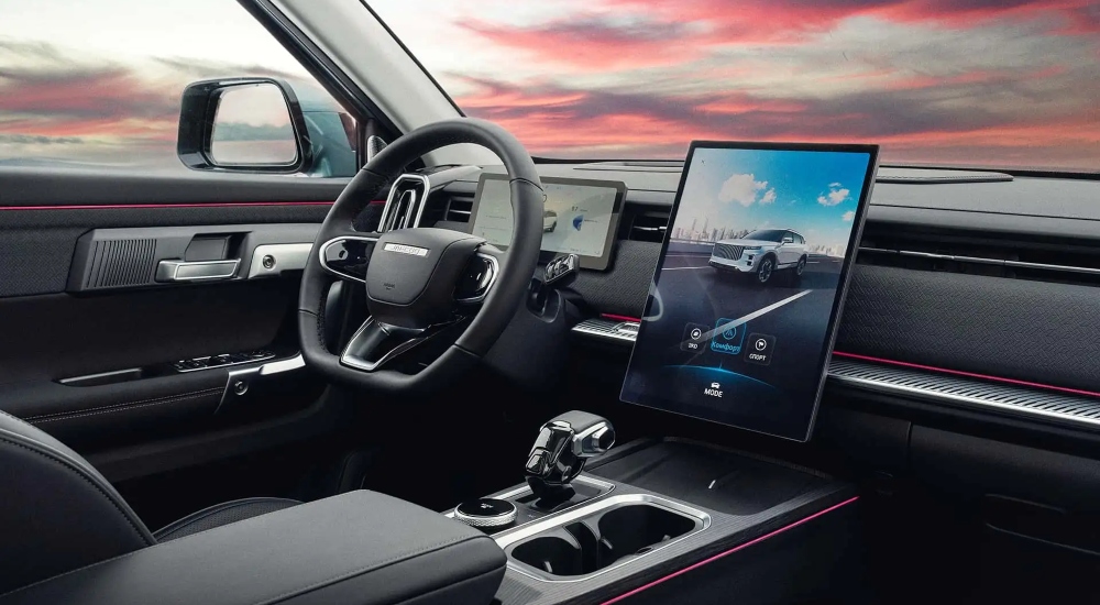 The New JAECOO 7 Petrol luxury Interior showing the modern interior