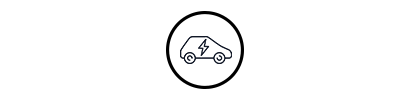 EV car icon