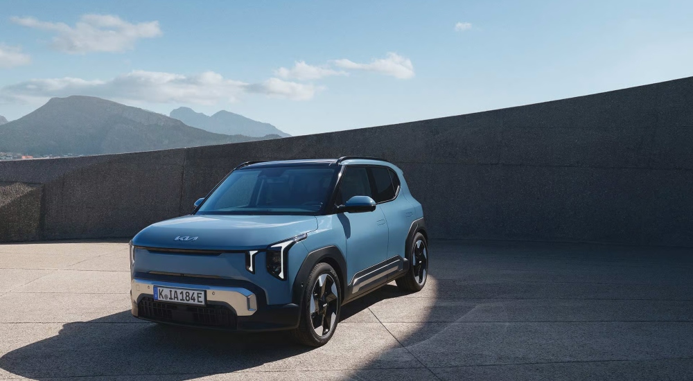 The Kia EV2 front image of the new car; The Kia EV2 for sale