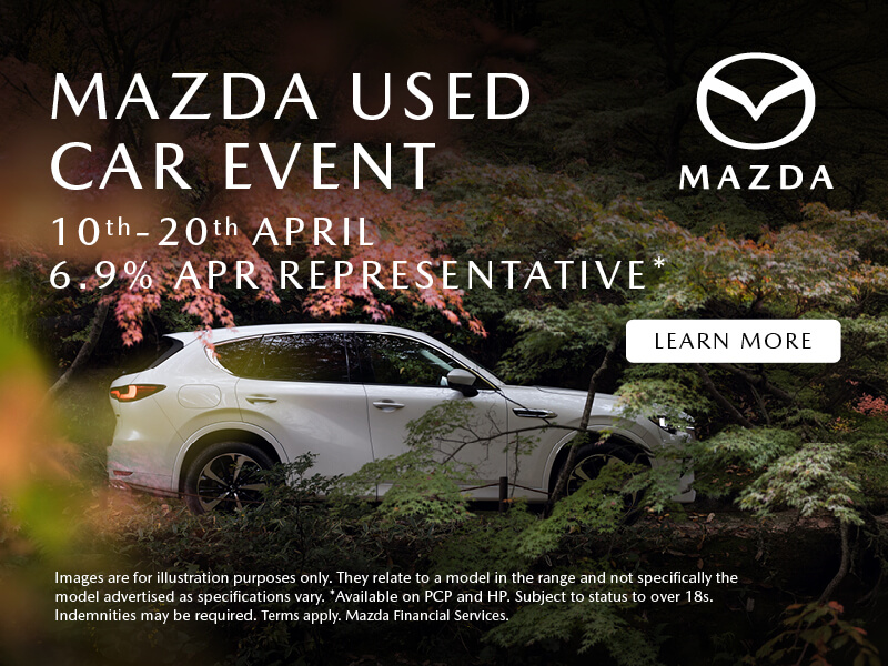 Mazda Used Event banner