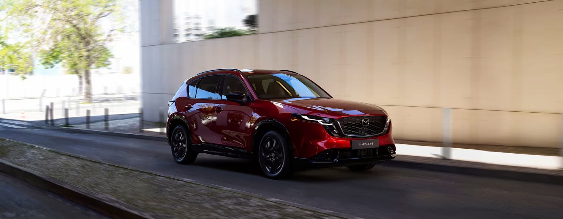 Mazda CX-5 Driving From Side