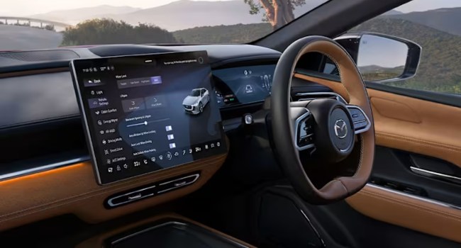 Touchscreen in Mazda6e