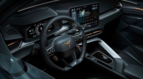 The dashboard of a CUPRA Terramar; CUPRA Terramar used car technology