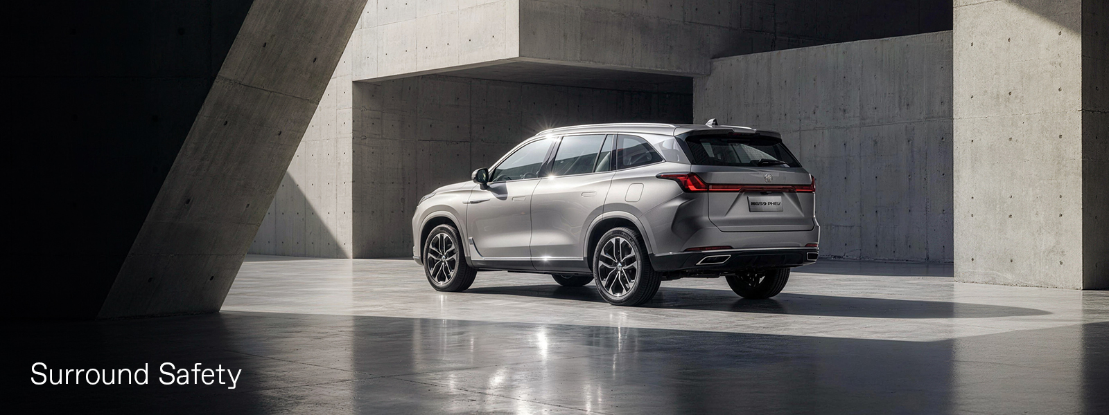 New MGS9 Plug-in Hybrid Rear View