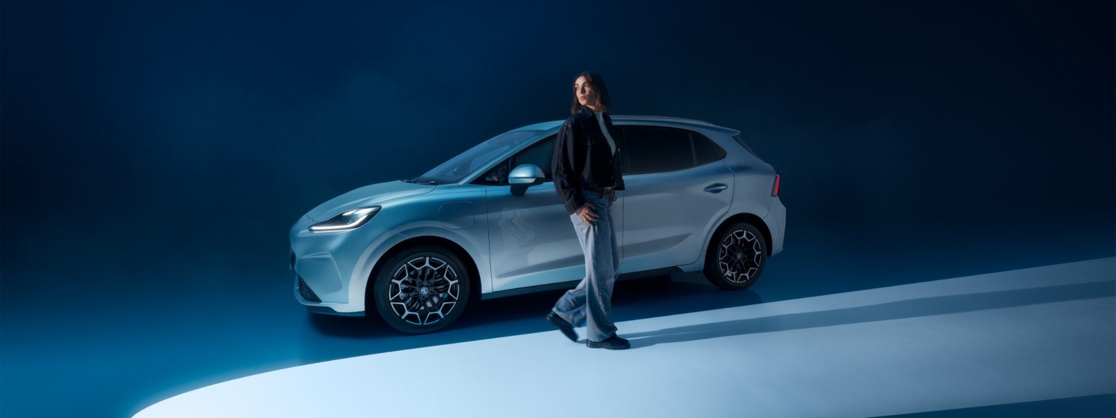 All-New MG4 EV Urban on a Studio Background