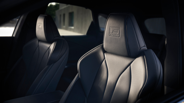 Interior of the new Lexus RX 500h
