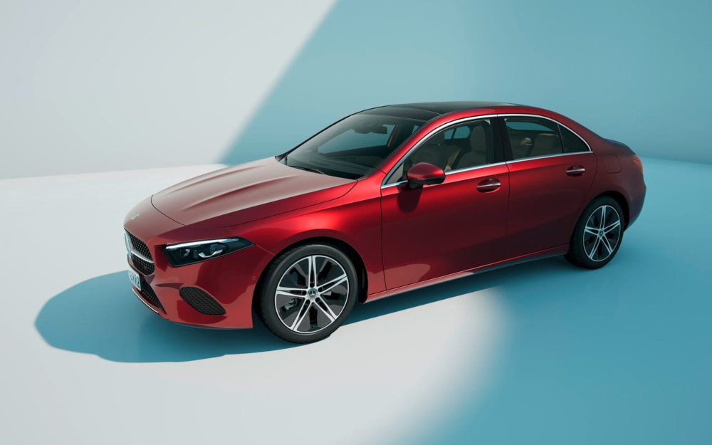 Used Mercedes-Benz A-Class Saloon in Red