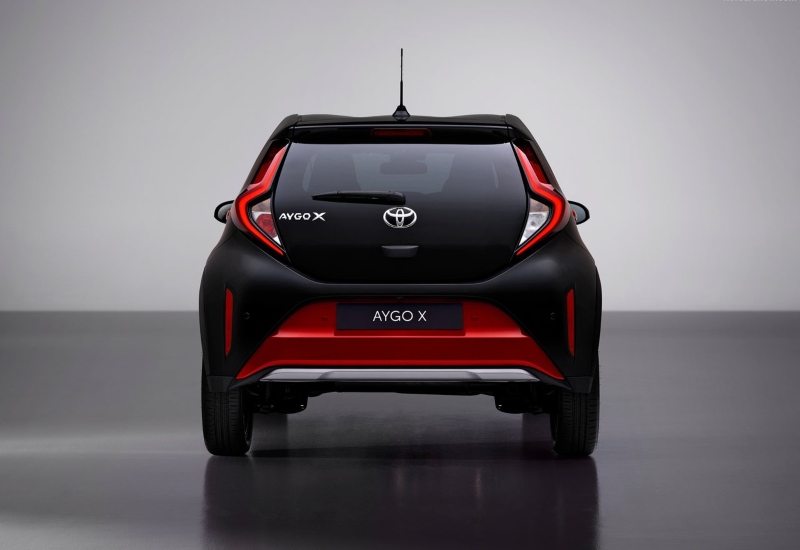 The back of a Used Toyota Aygo X