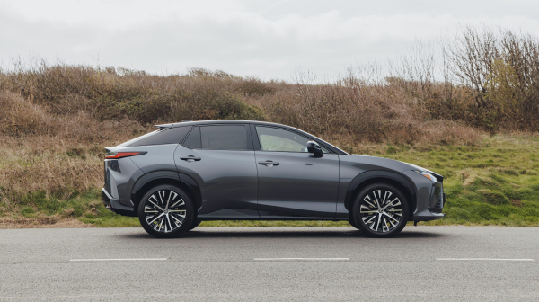 New Lexus RZ 500e Side View