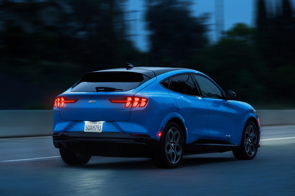 New Ford Mustang Mach-E GT in Velocity Blue