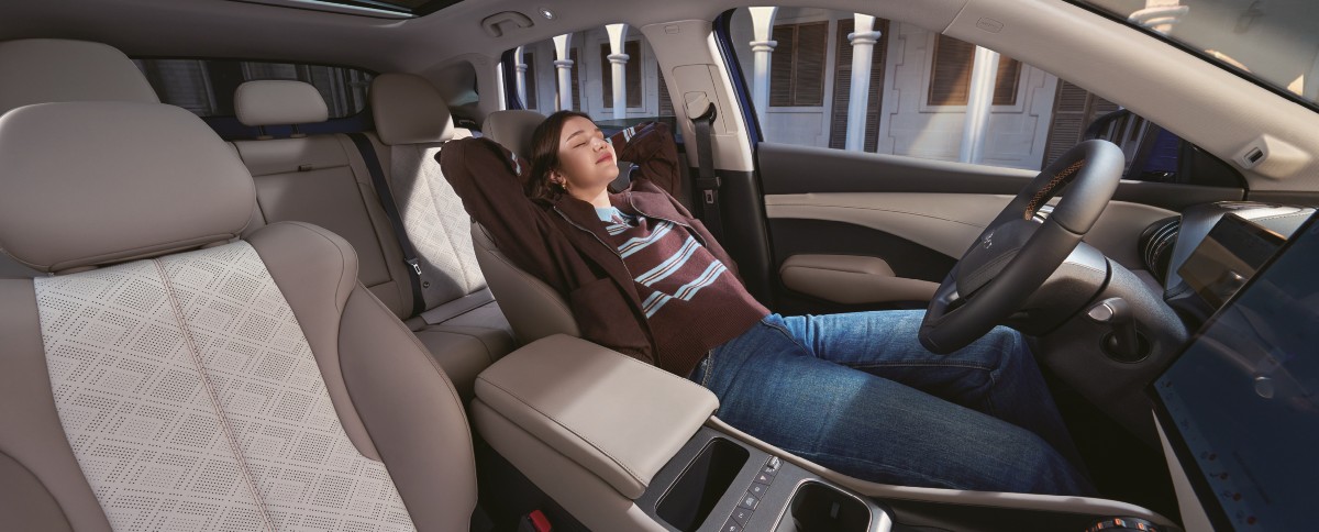 Relaxing in BYD ATTO 3 EVO