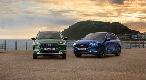 New Ford SUVs - Ford Kuga in Green and Blue