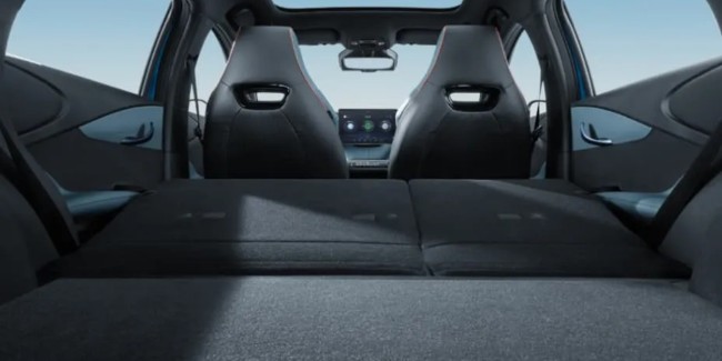 space in the back of the new BYD Dolphin
