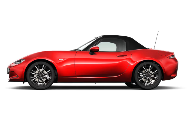 New Mazda MX-5 Roadster in red
