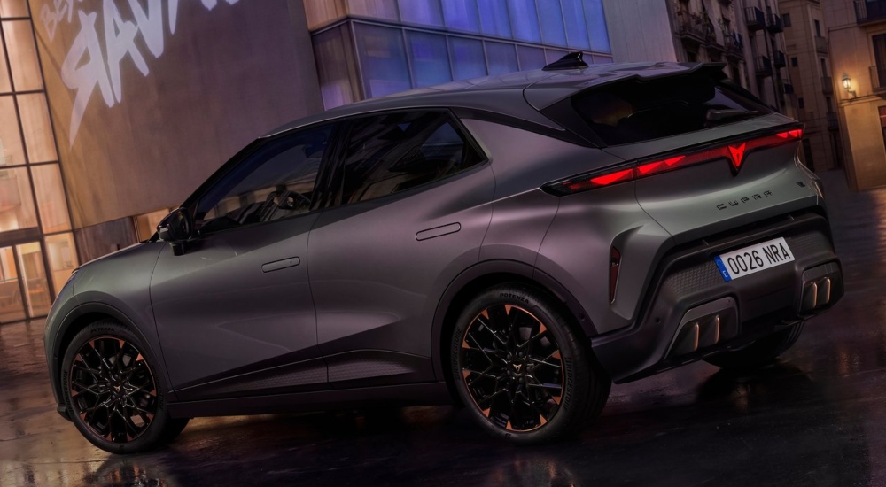 Rear view of the CUPRA Raval; New CUPRA Raval electric