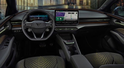CUPRA Raval dashboard with infinitive technology; New CUPRA Raval technology