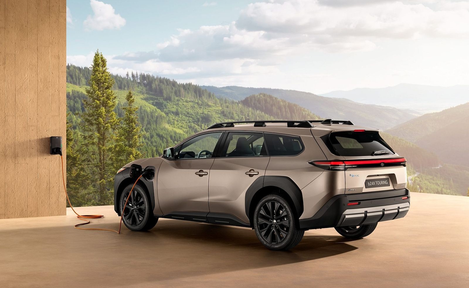 new Toyota bZ4X Touring on charge
