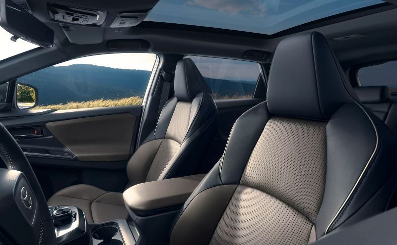 Interior of new Toyota bZ4X Tourer