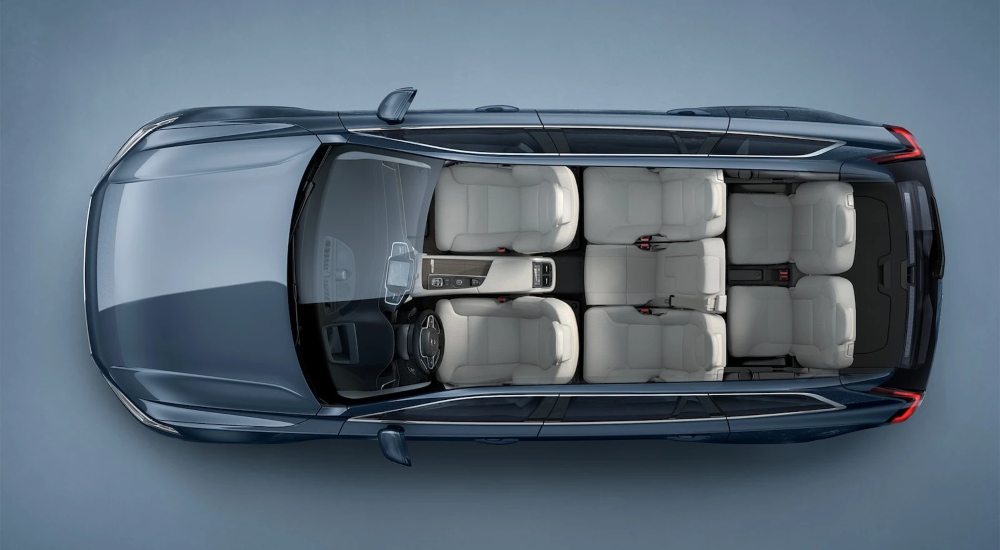Volvo XC90 Plug-in Hybrid seat configuration; Used Volvo XC90 Plug-in Hybrid seven seater SUV