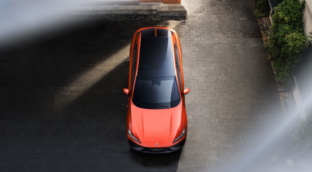 A view of the Changan S07 from above; Changan Warranty