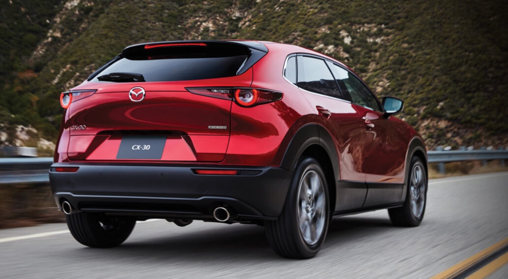 used mazda cx-30 from the back