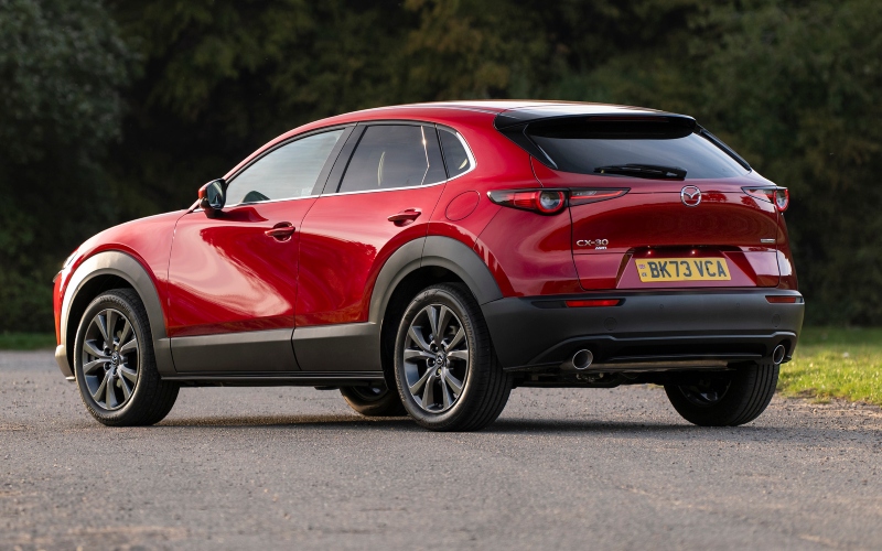 used mazda cx-30 from side