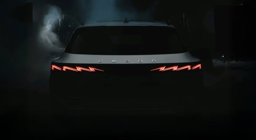 Rear shot of the new OMODA 7, showing off the rear lighting and unique design.