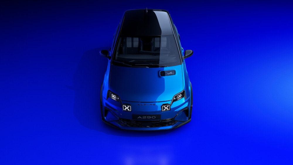 New Alpine A290 in blue