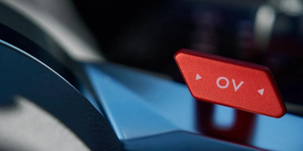 Alpine A290 OV (Overtake) button
