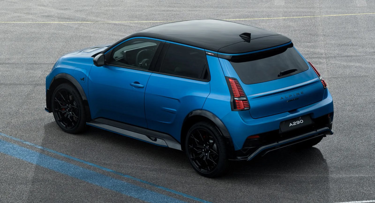 New Alpine A290 rear in blue