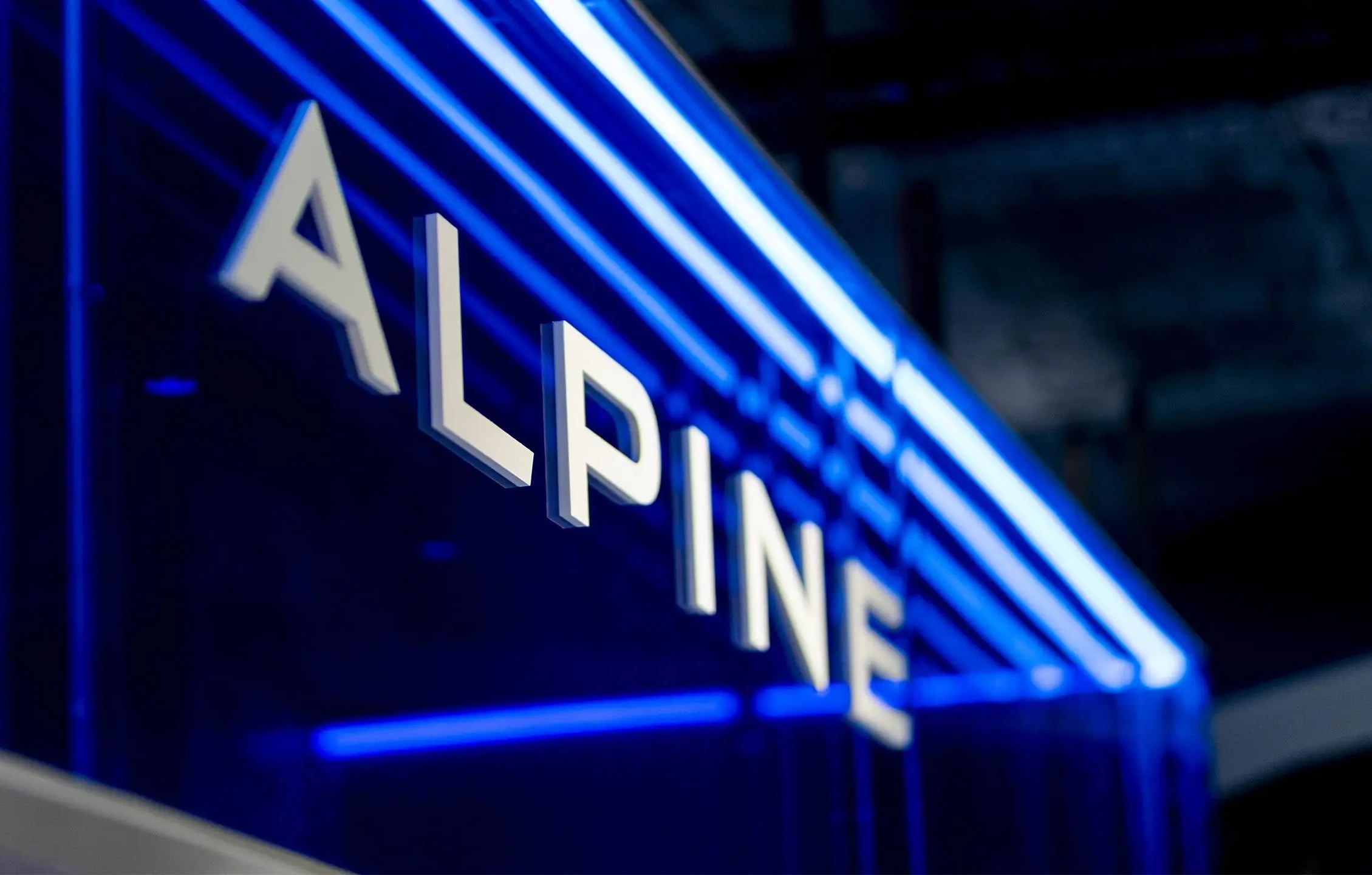 Alpine signage