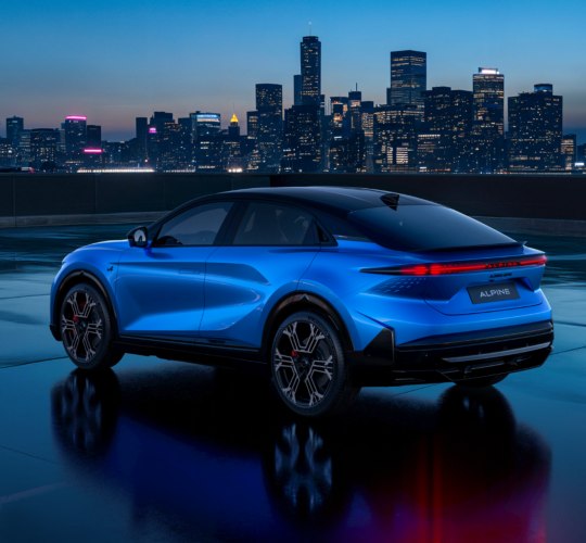 Alpine A390 at night
