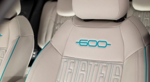 Fiat 600 Hybrid styled seating; New Fiat 600 Hybrid Interior