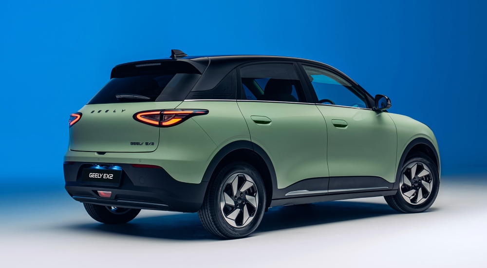 Rear view of a Geely EX2 - Geely EX2 new car for sale