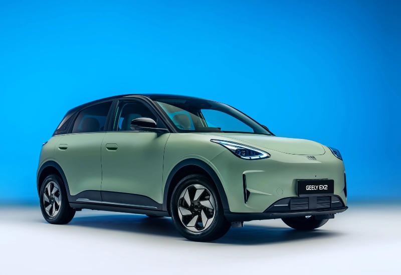Geely EX2 front facing; Geely battery warranty