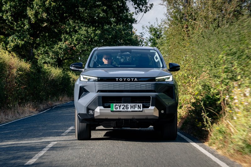 the New Toyota Hilux Electric front