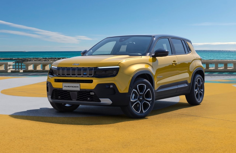 Used Jeep Avenger in Sun Yellow by the Sea