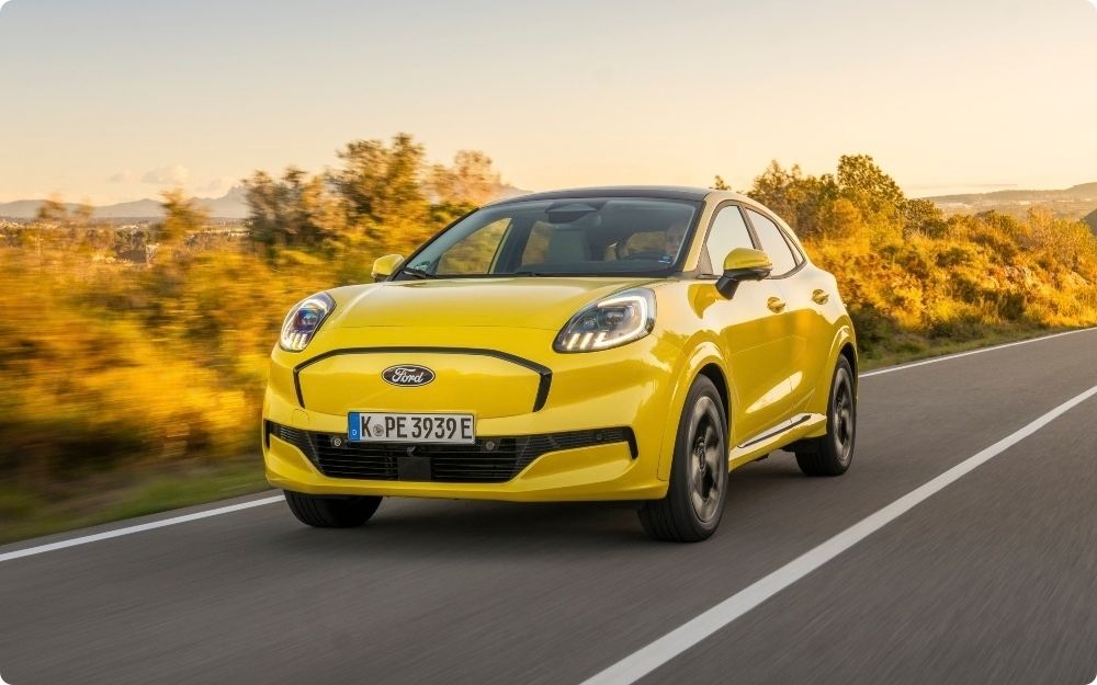 New Ford Puma Gen-E in Electric Yellow