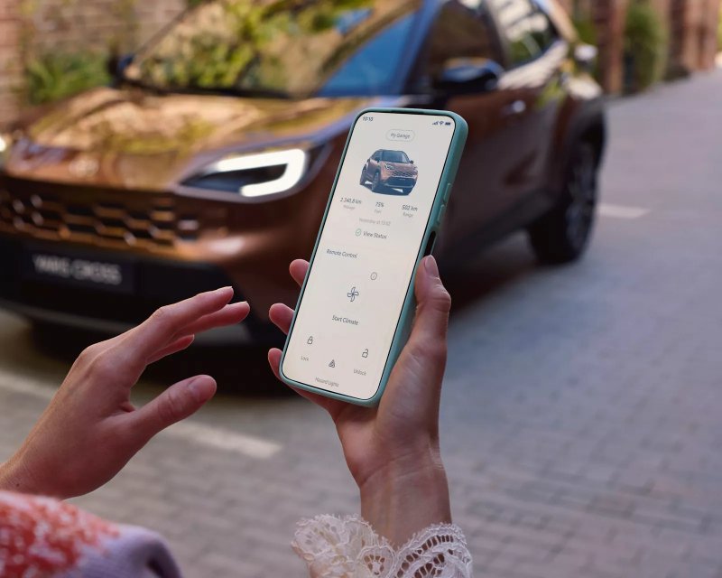 new Toyota Yaris Cross MyToyota App