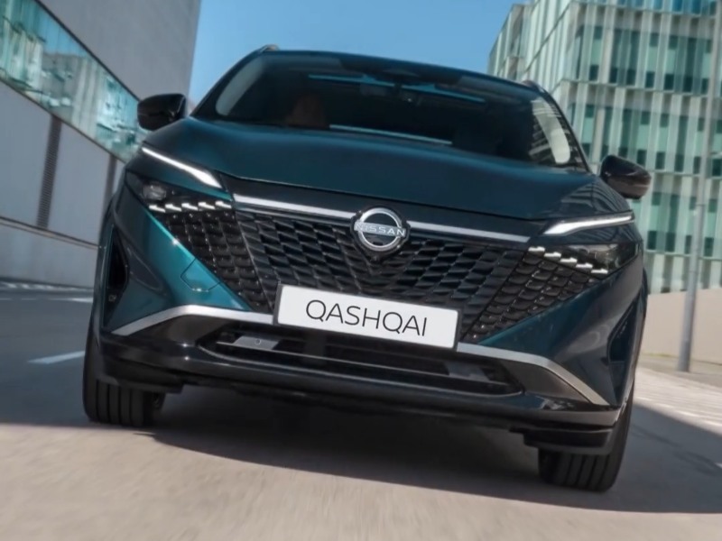 The New Nissan Qashqai from the front