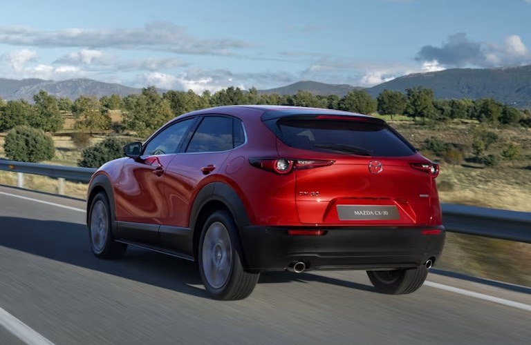 New Mazda CX-30 from behind