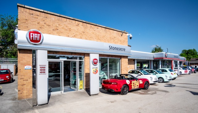 Stoneacre Chesterfield Fiat dealership front