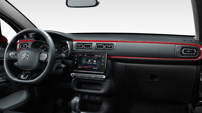 Citroen C3 Interior Red
