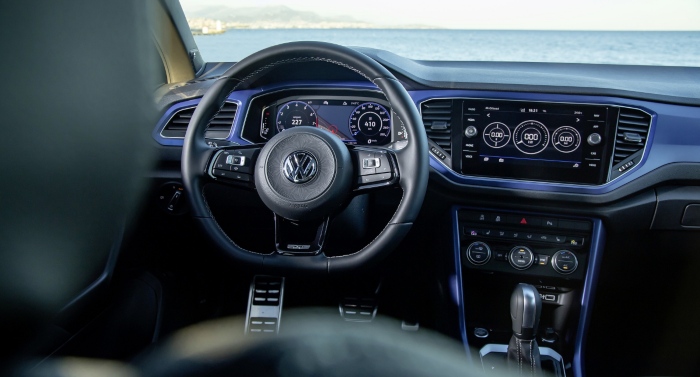 volkswagen t roc interior