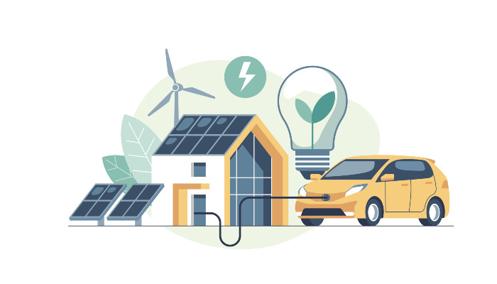 Green house graphic