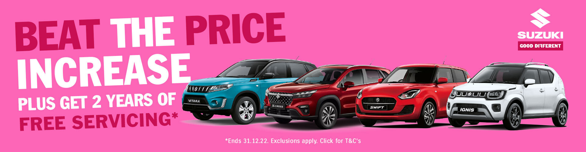 Suzuki Beat the Price Increase Stoneacre