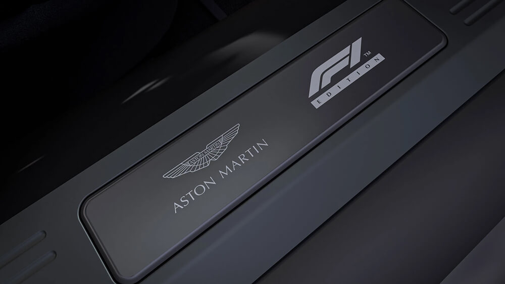 New Aaston Martin Vantage F1 Edition door plate