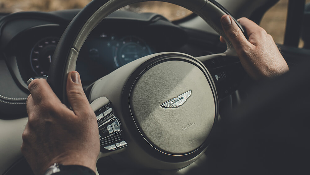 New Aston Martin DBX steering wheel